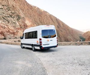 Tifnoute Taxis, Mercedes Sprinter Van. Marakech.
